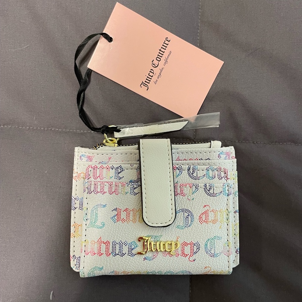 Juicy couture rainbow wallet cardholder NEW